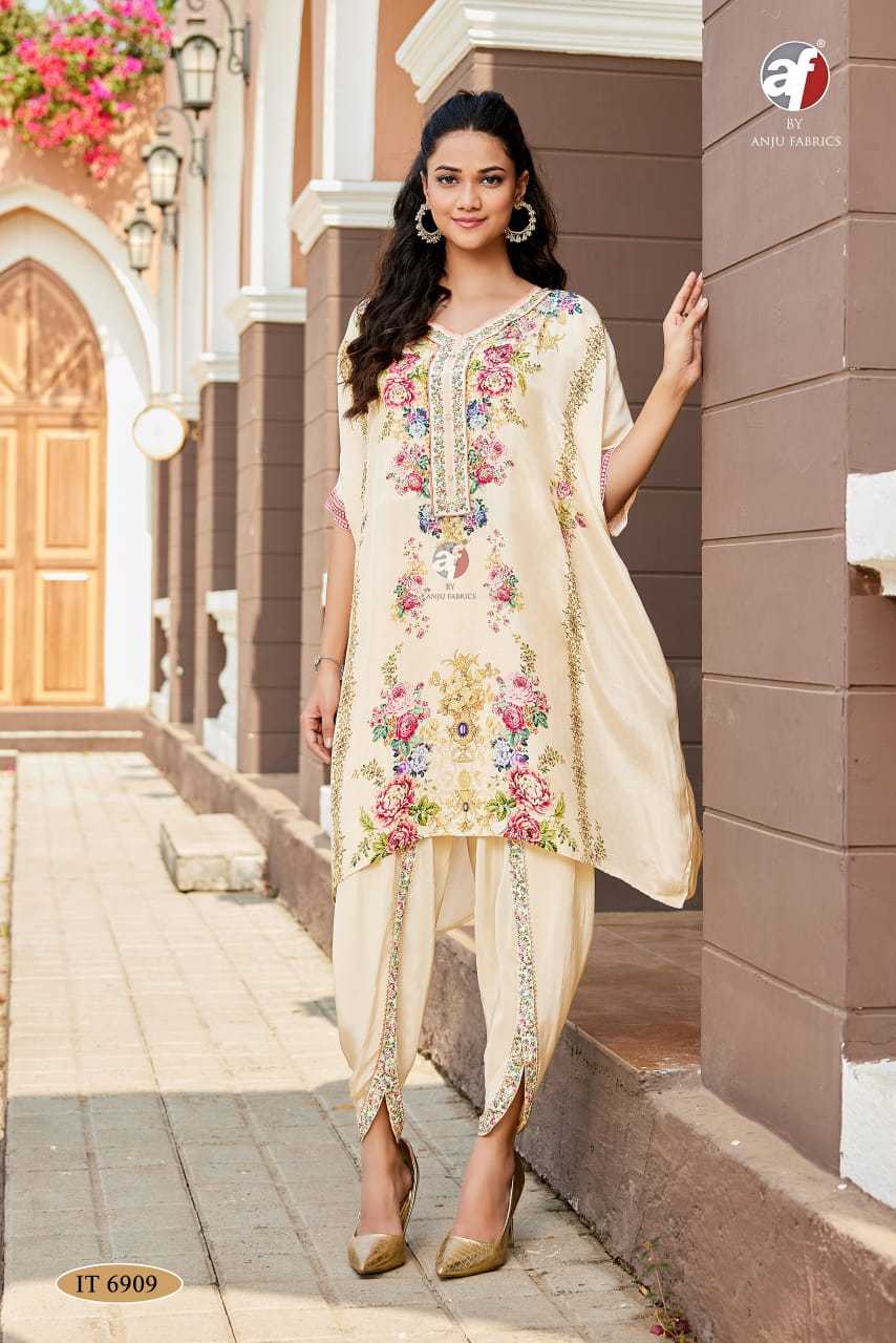 Ynf Pure Crepe KESH448 IT-6908 Suits & Dresses Festive Collections Wholesale Designer dresses Kaftan Dresses Handwork Suits Manufacturer- Kapda Export