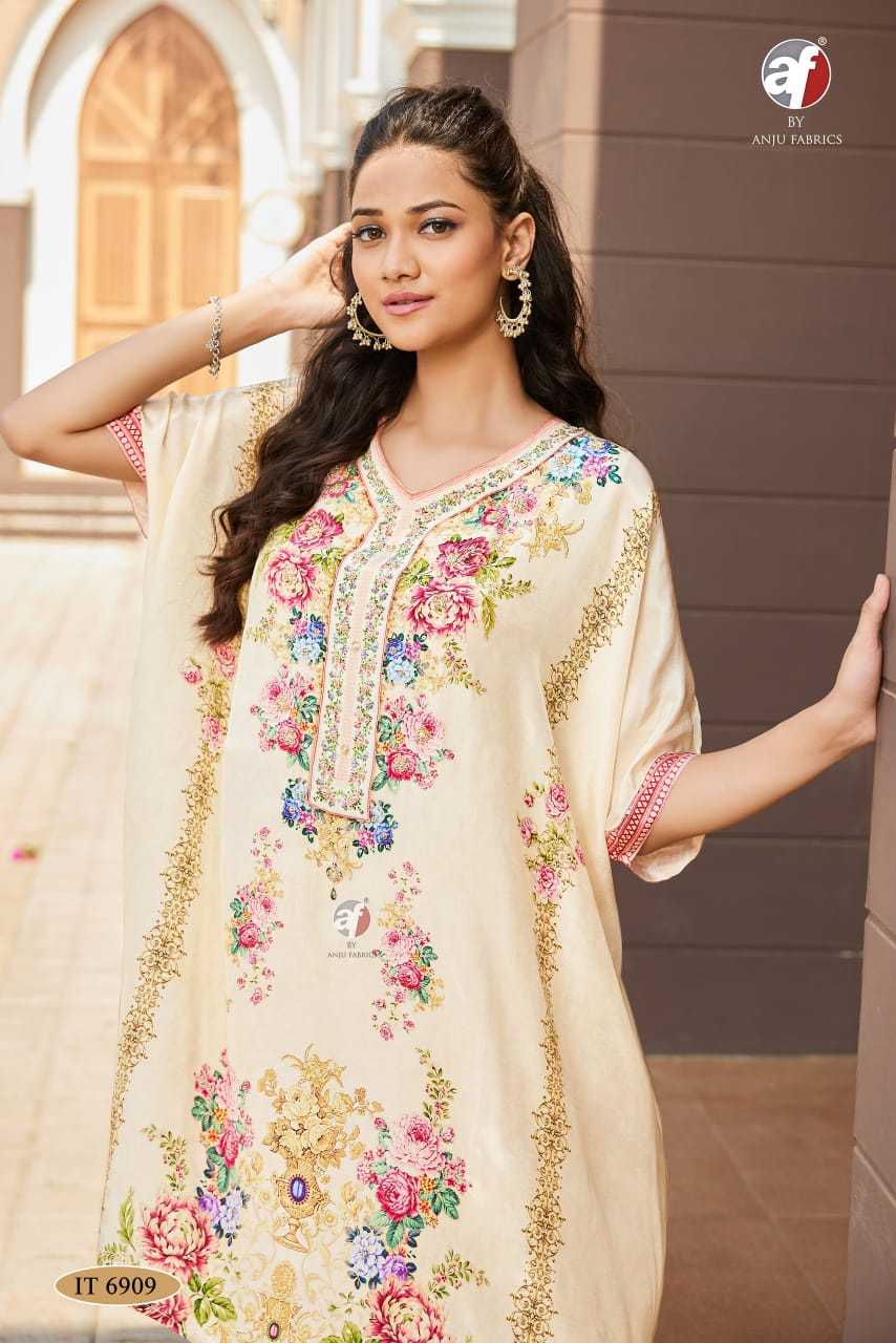 Ynf Pure Crepe KESH448 IT-6908 Suits & Dresses Festive Collections Wholesale Designer dresses Kaftan Dresses Handwork Suits Manufacturer- Kapda Export