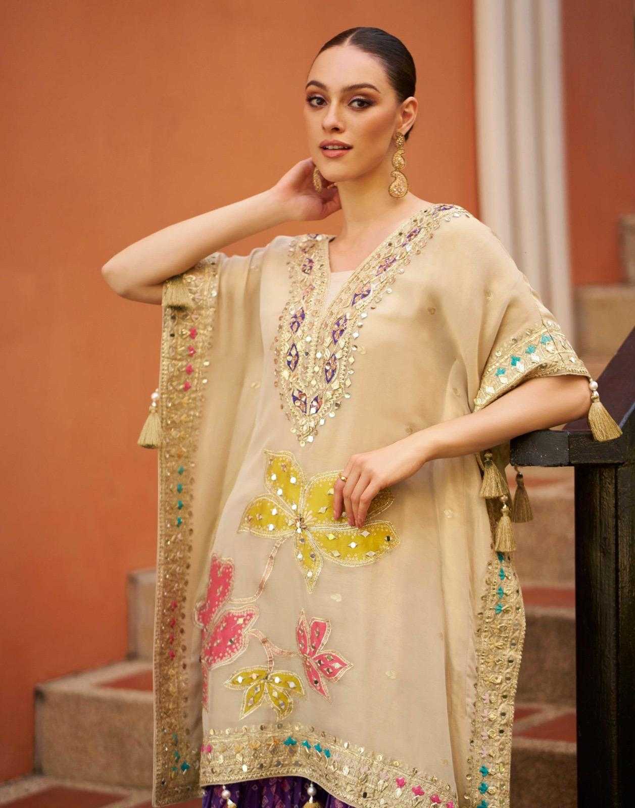 Ynf Pure Silk KESH481 SAYURI MAGIC Suits & Dresses Wholesale Designer dresses Silk Dresses Kaftan Dresses Manufacturer- Kapda Export