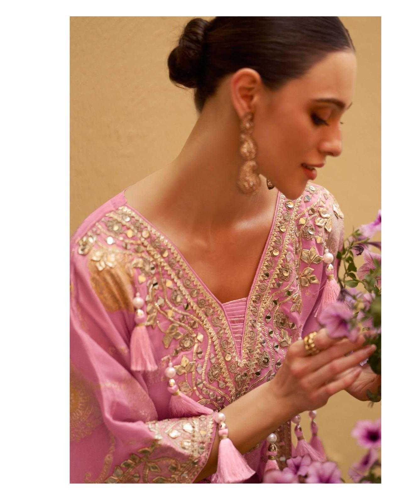 Ynf Pure Silk KESH481 SAYURI MAGIC Suits & Dresses Wholesale Designer dresses Silk Dresses Kaftan Dresses Manufacturer- Kapda Export