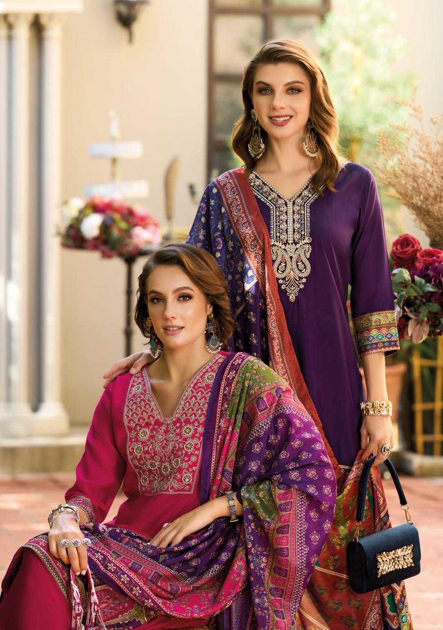 Ynf Pure Silk RIN190 LADY LEELA KHWAB Setwise Collections Wholesale Kurtis Catalogs Manufacturer- Kapda Export