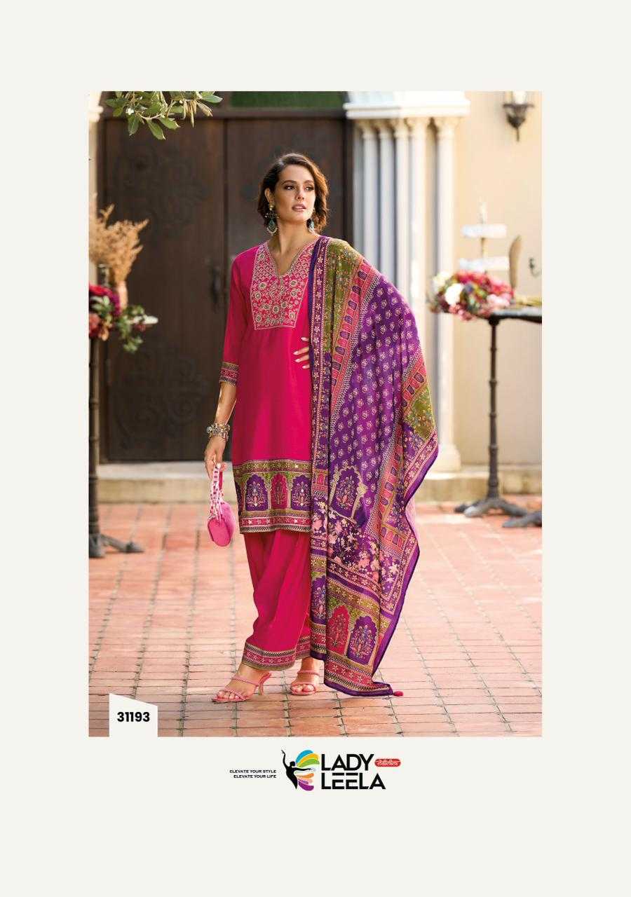 Ynf Pure Silk RIN190 LADY LEELA KHWAB Setwise Collections Wholesale Kurtis Catalogs Manufacturer- Kapda Export