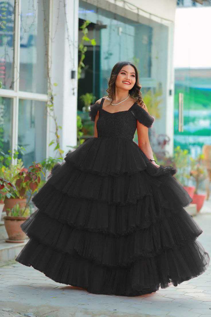 Ynf Pure Soft RIN157 PC-2149 Gowns Plus Size Collections Wholesale Fancy Gowns Net Gowns Designer Gowns Manufacturer- Kapda Export