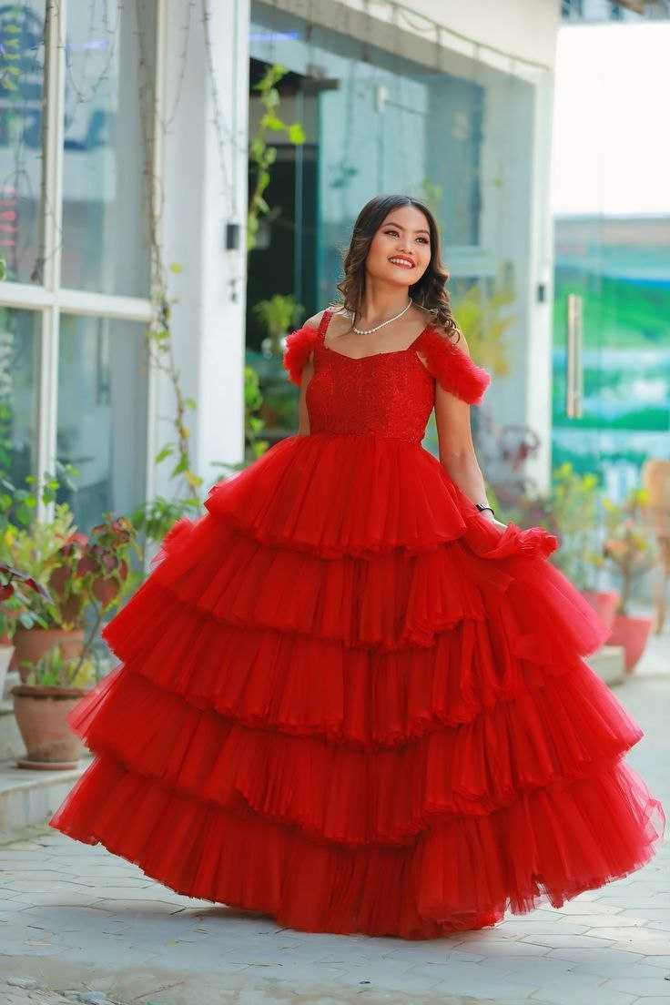 Ynf Pure Soft RIN157 PC-2149 Gowns Plus Size Collections Wholesale Fancy Gowns Net Gowns Designer Gowns Manufacturer- Kapda Export