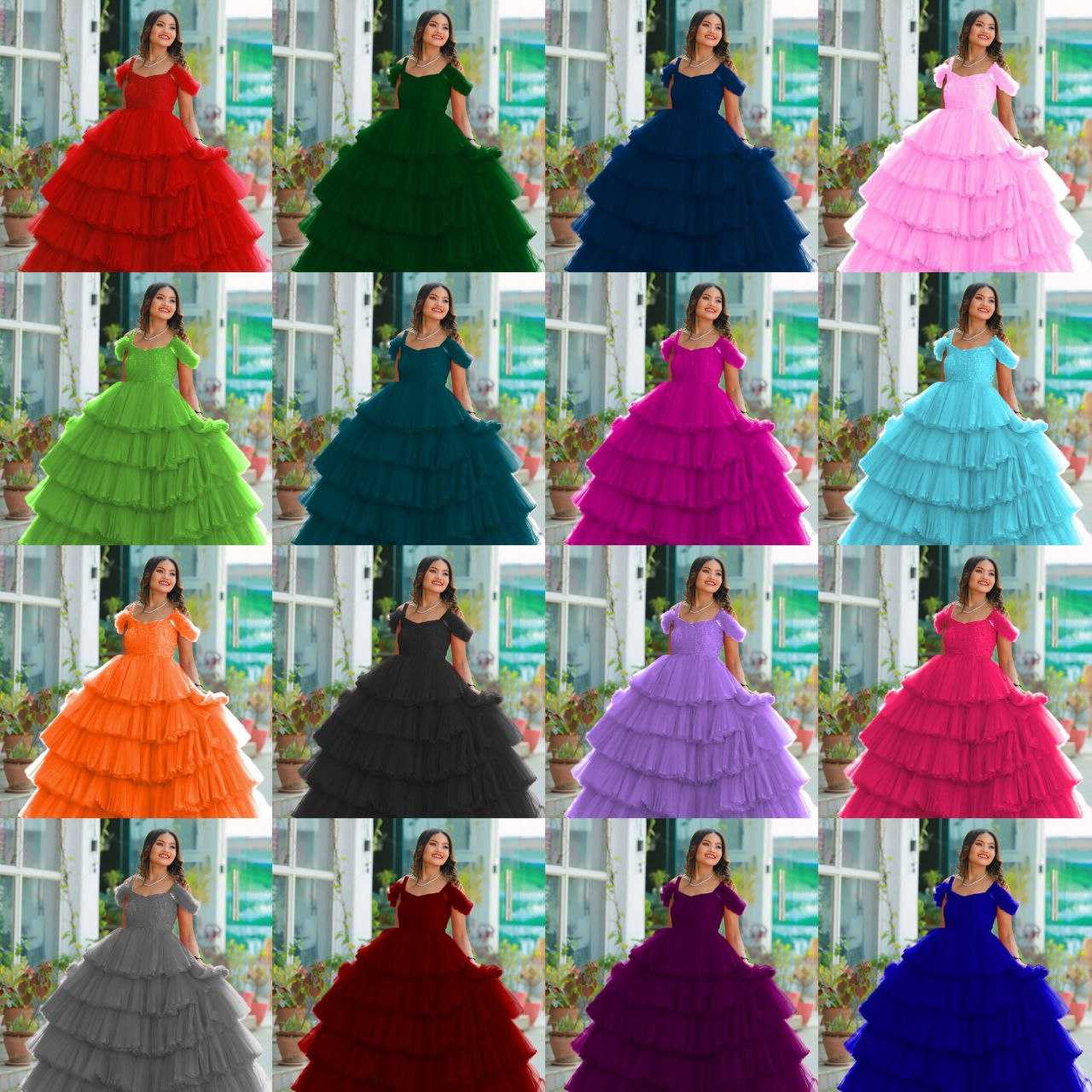 Ynf Pure Soft RIN157 PC-2149 Gowns Plus Size Collections Wholesale Fancy Gowns Net Gowns Designer Gowns Manufacturer- Kapda Export