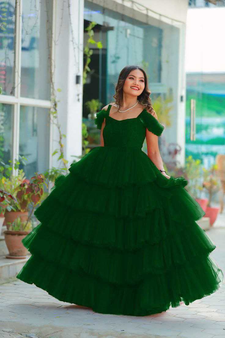 Ynf Pure Soft RIN157 PC-2149 Gowns Plus Size Collections Wholesale Fancy Gowns Net Gowns Designer Gowns Manufacturer- Kapda Export