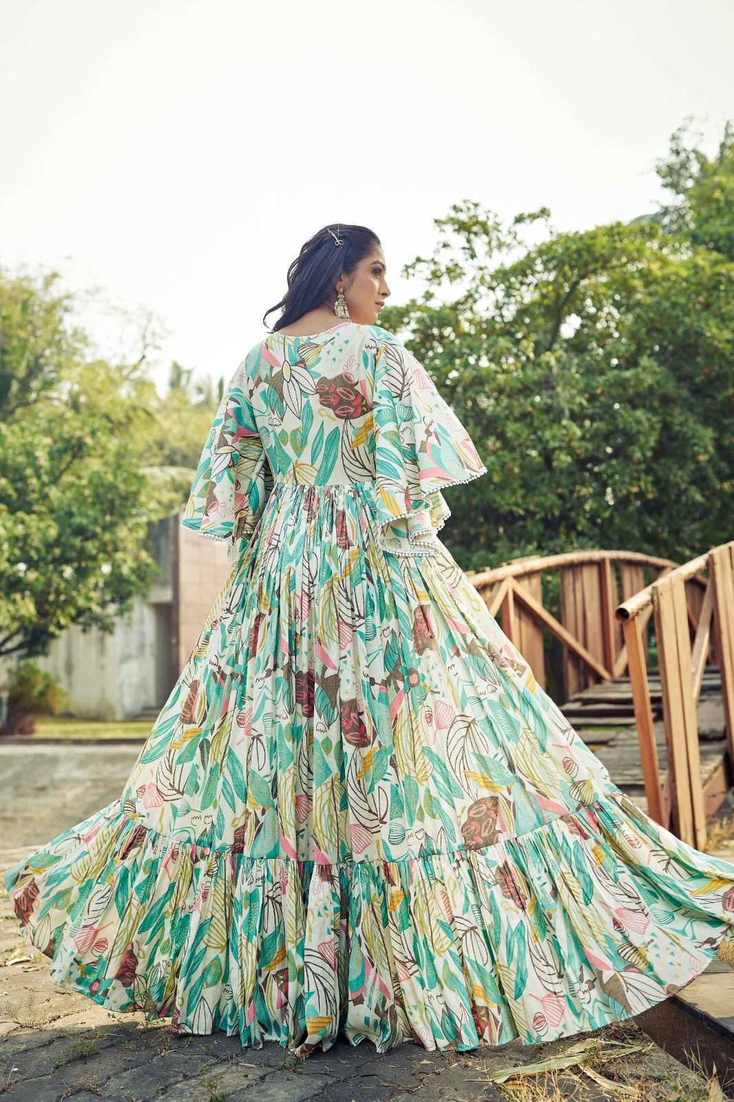 Ynf Rayon KESH530 LUCAYA CLORA VOL-101 Kurti Festive Collections Wholesale Rayon Kurtis Indo-Western Kurtis Party Wear Gown Style Kurtis Manufacturer- Kapda Export