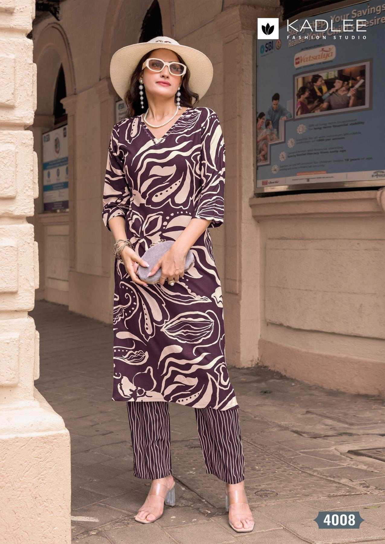 Ynf Rayon RIN190 KADLEE Rangoli vol 2 Setwise Collections Wholesale Kurtis Catalogs Manufacturer- Kapda Export