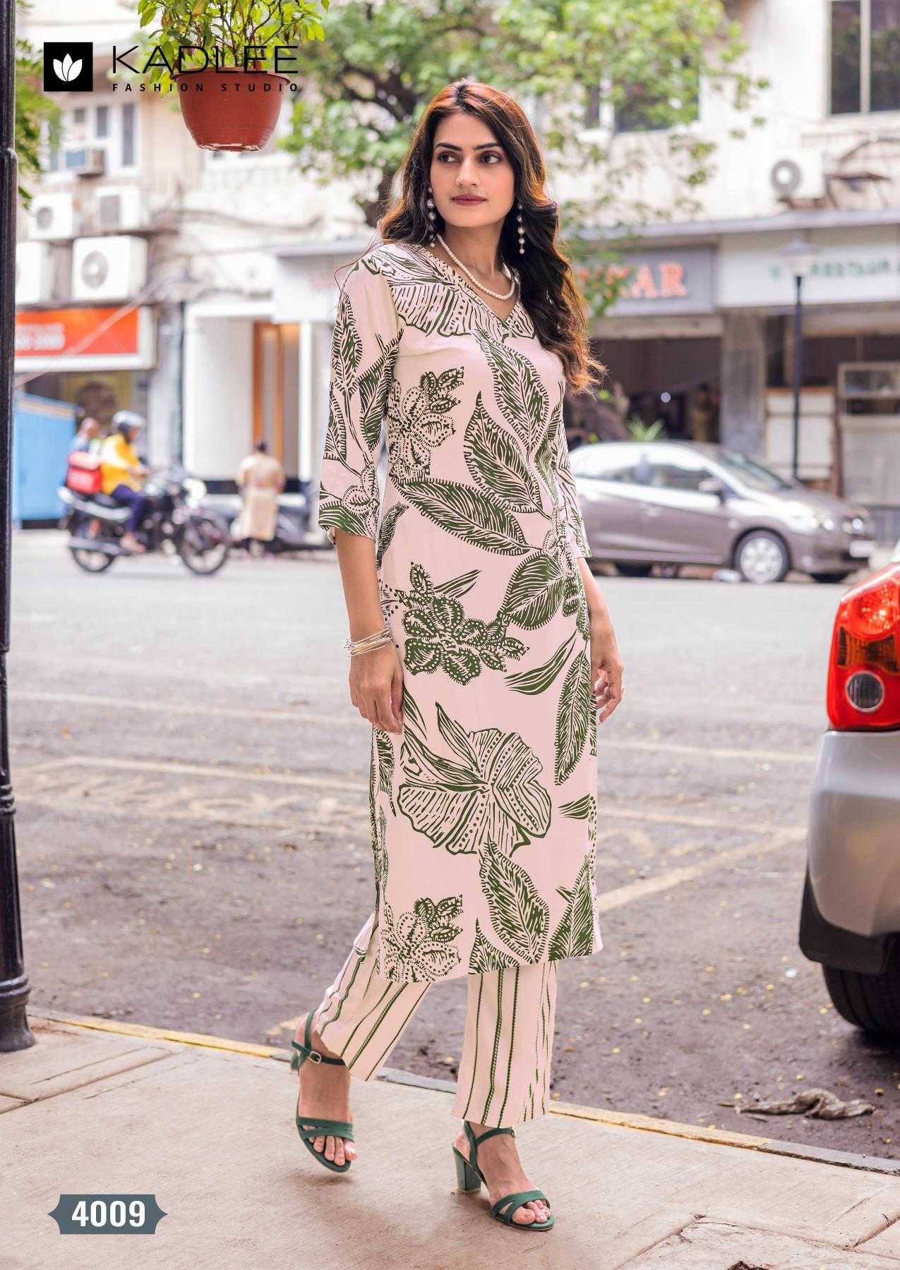 Ynf Rayon RIN190 KADLEE Rangoli vol 2 Setwise Collections Wholesale Kurtis Catalogs Manufacturer- Kapda Export