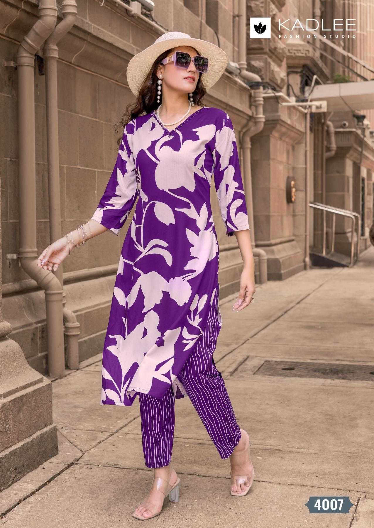 Ynf Rayon RIN190 KADLEE Rangoli vol 2 Setwise Collections Wholesale Kurtis Catalogs Manufacturer- Kapda Export