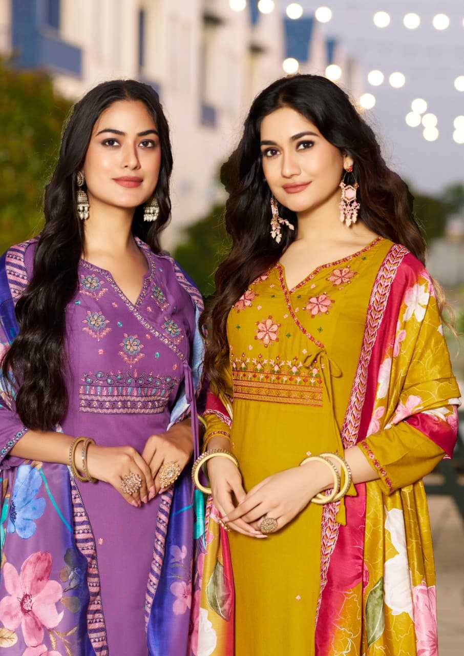 Ynf Rayon RIN190 WOODEE SARGAM Setwise Collections Wholesale Kurtis Catalogs Manufacturer- Kapda Export