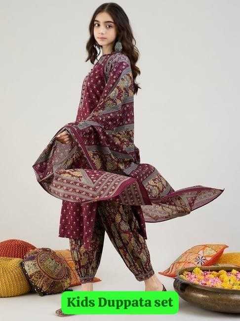 Ynf Reyon Cotton KESH461 160 Kids Wear Wholesale Girls Kurti Kids Festive Wear Kids Diwali Clothes Manufacturer- Kapda Export