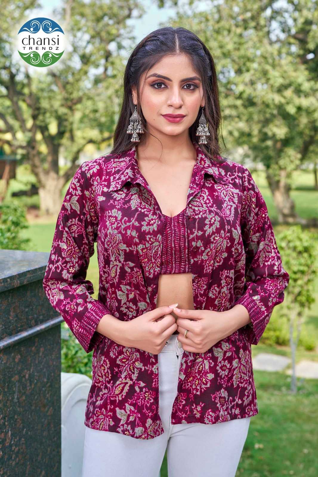 Ynf Reyon Cotton KESH530 Chansi MAHAVIBHUTI Kurti Wholesale Casual Kurtis Short Kurtis Printed Kurtis Kurti With Jacket Manufacturer- Kapda Export