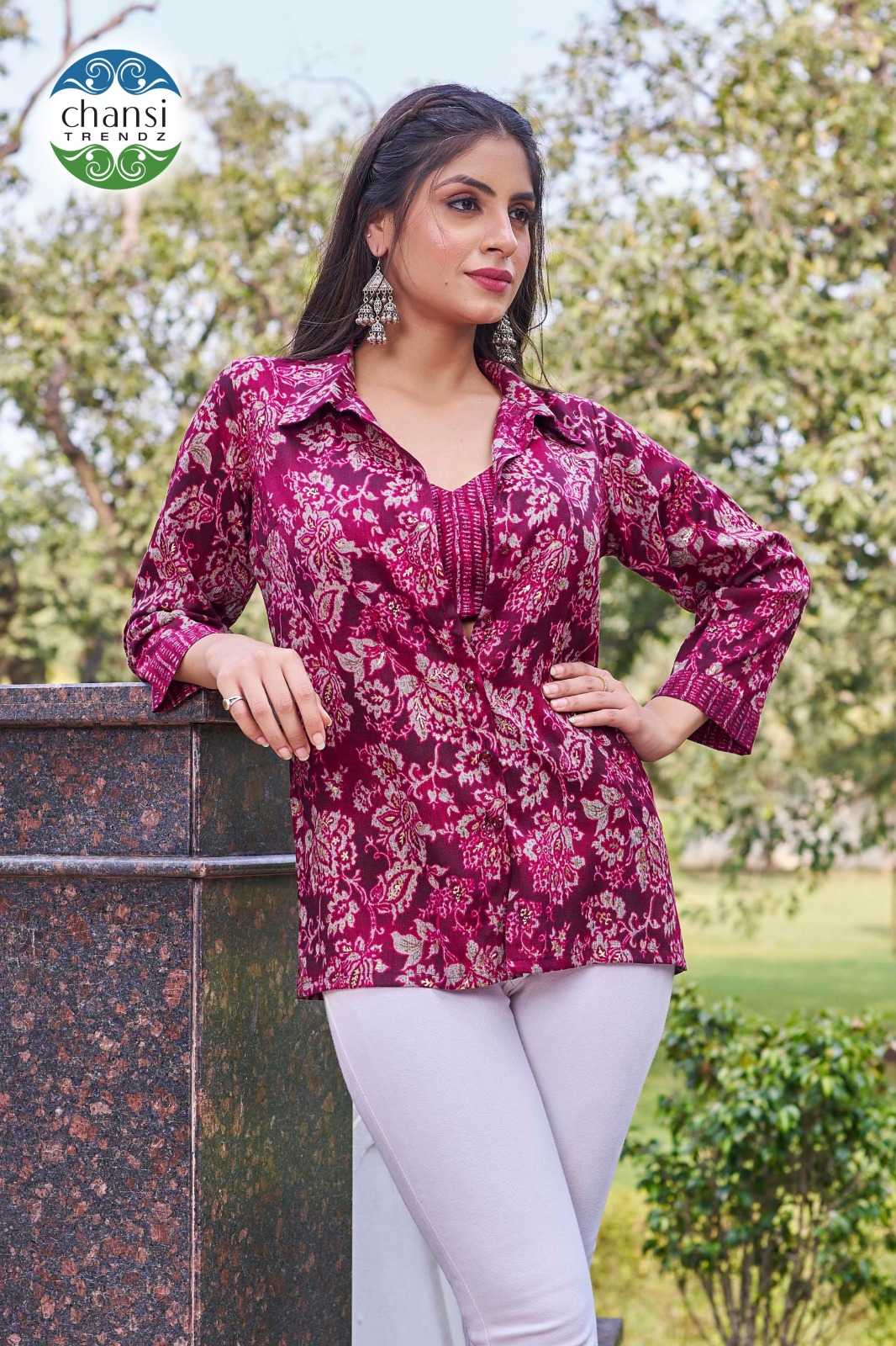 Ynf Reyon Cotton KESH530 Chansi MAHAVIBHUTI Kurti Wholesale Casual Kurtis Short Kurtis Printed Kurtis Kurti With Jacket Manufacturer- Kapda Export
