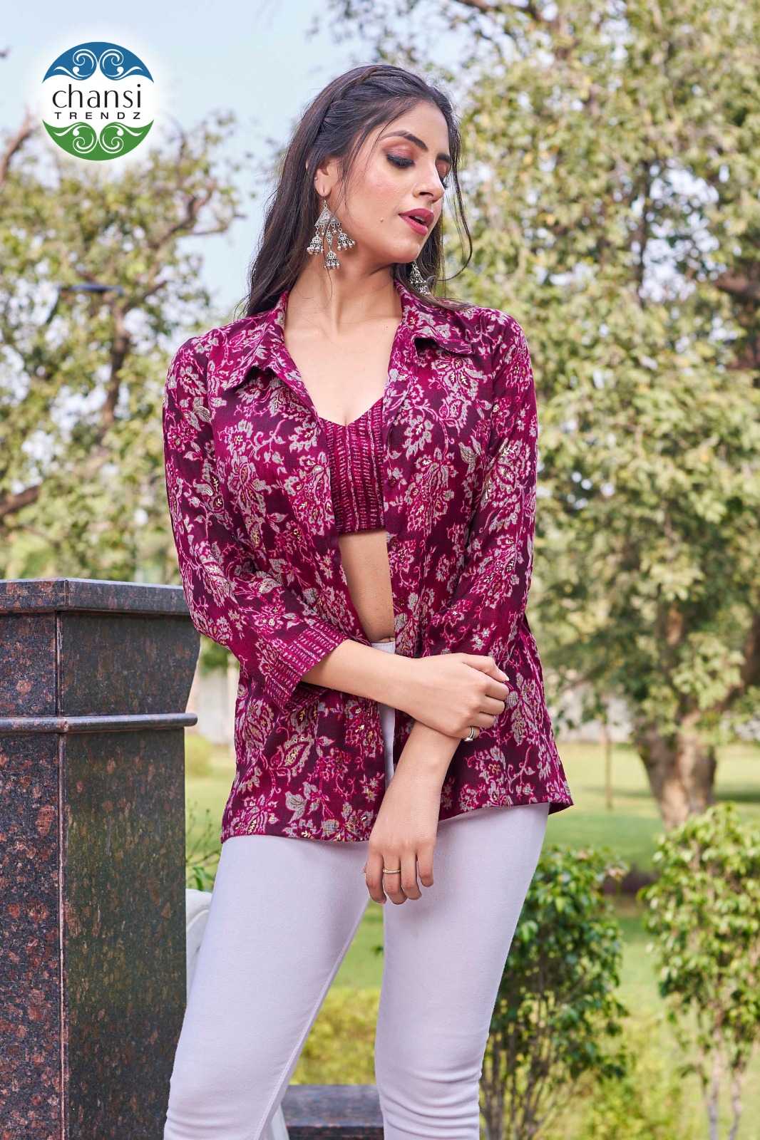 Ynf Reyon Cotton KESH530 Chansi MAHAVIBHUTI Kurti Wholesale Casual Kurtis Short Kurtis Printed Kurtis Kurti With Jacket Manufacturer- Kapda Export