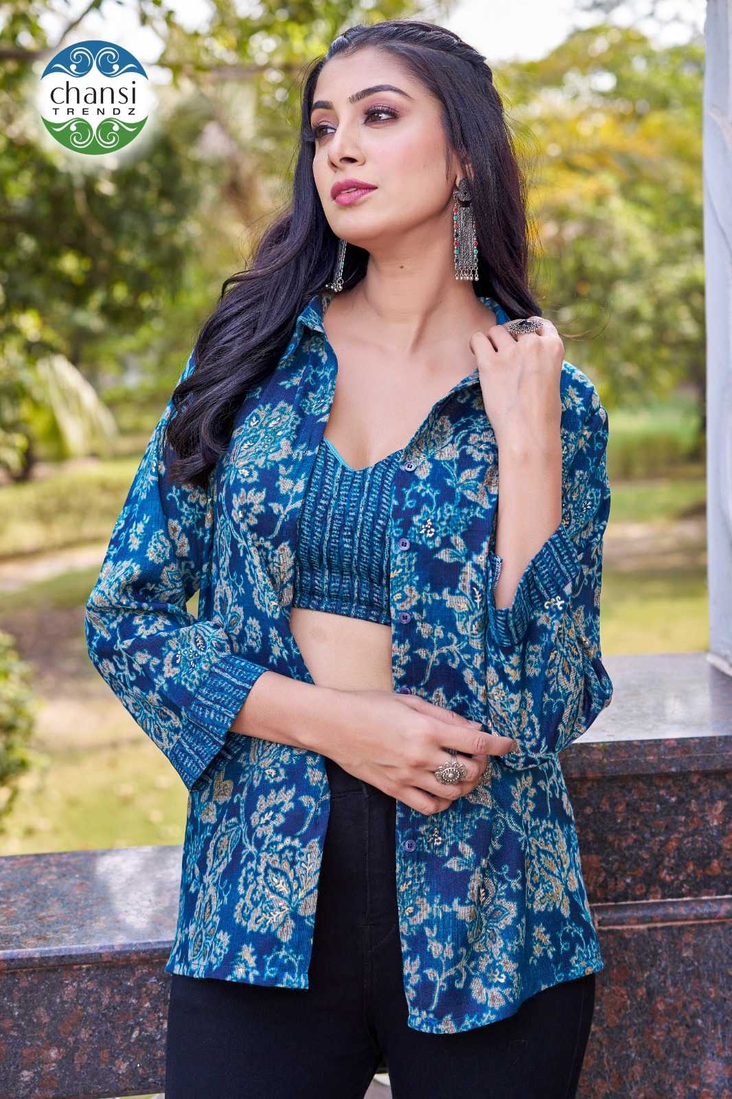 Ynf Reyon Cotton KESH530 Chansi MAHAVIBHUTI Kurti Wholesale Casual Kurtis Short Kurtis Printed Kurtis Kurti With Jacket Manufacturer- Kapda Export