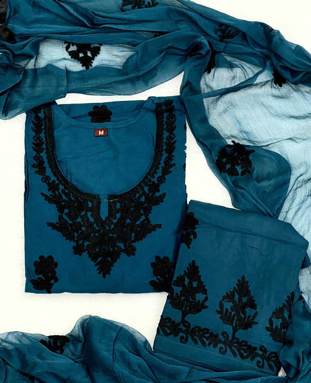 Ynf Reyon Cotton RIN125 Black Beauty Kurti Wholesale Casual Kurtis Embroidered Kurtis Jaipuri Kurti Manufacturer- Kapda Export