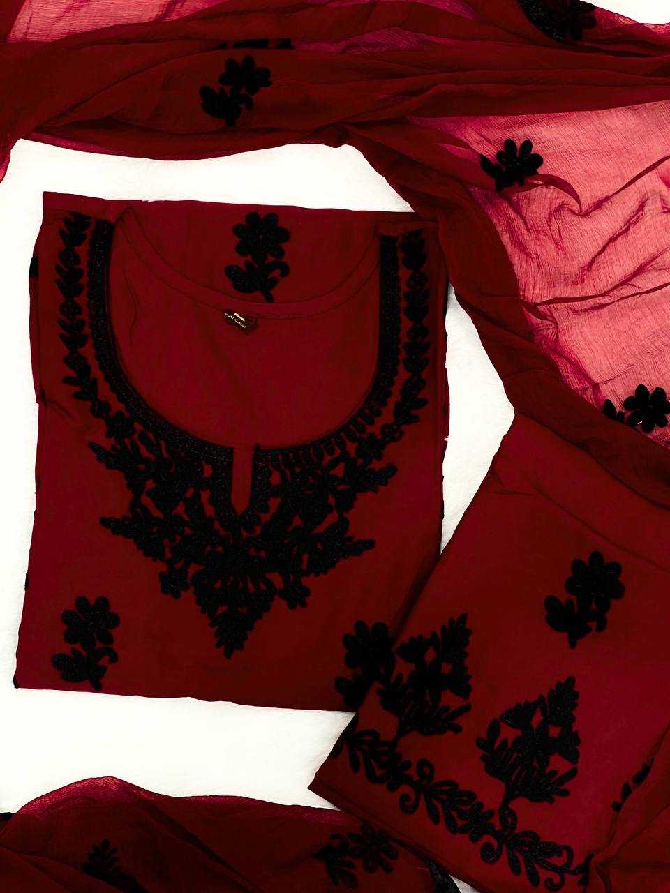 Ynf Reyon Cotton RIN125 Black Beauty Kurti Wholesale Casual Kurtis Embroidered Kurtis Jaipuri Kurti Manufacturer- Kapda Export