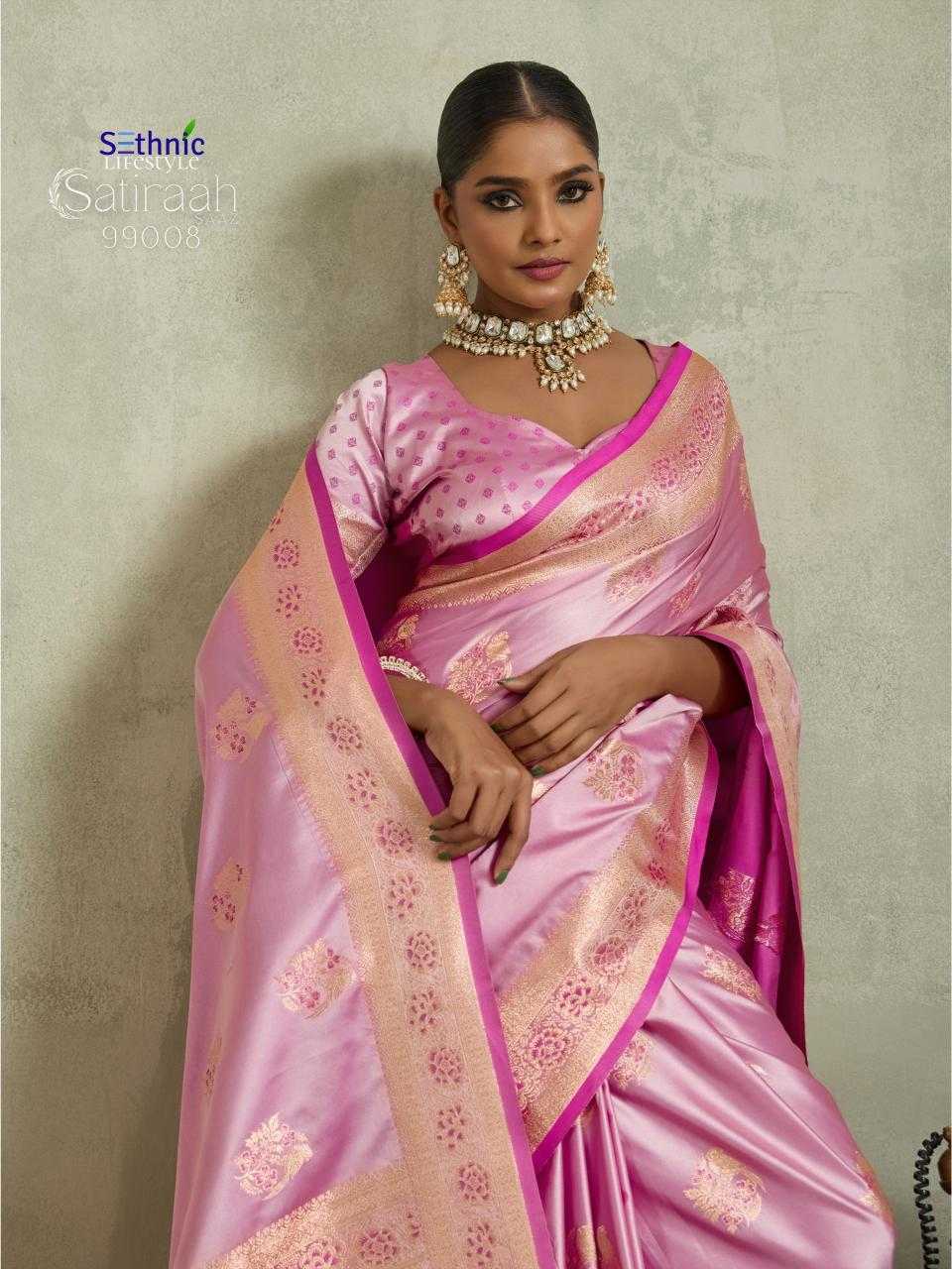 Ynf Satin Silk KESH416 Sethnic Lifestyle S A T I R A A H Silk Sarees Wholesale Banarasi Silk Sarees Pattu Sarees Zari Border Silk Sarees Manufacturer- Kapda Export