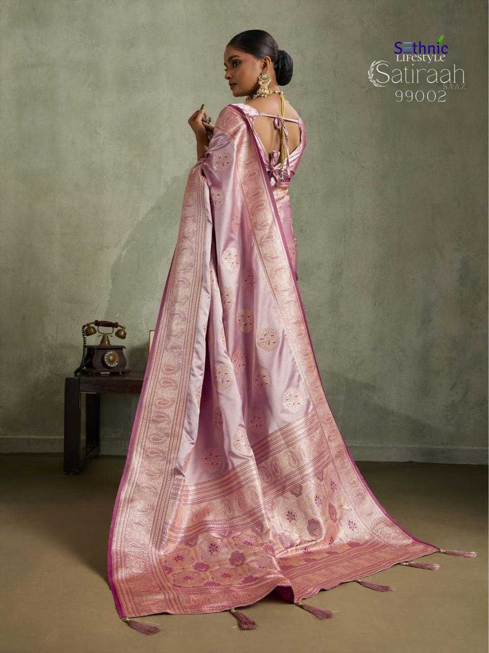 Ynf Satin Silk KESH416 Sethnic Lifestyle S A T I R A A H Silk Sarees Wholesale Banarasi Silk Sarees Pattu Sarees Zari Border Silk Sarees Manufacturer- Kapda Export