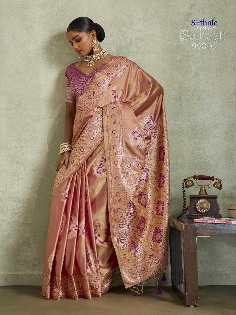 Ynf Satin Silk KESH416 Sethnic Lifestyle S A T I R A A H Silk Sarees Wholesale Banarasi Silk Sarees Pattu Sarees Zari Border Silk Sarees Manufacturer- Kapda Export