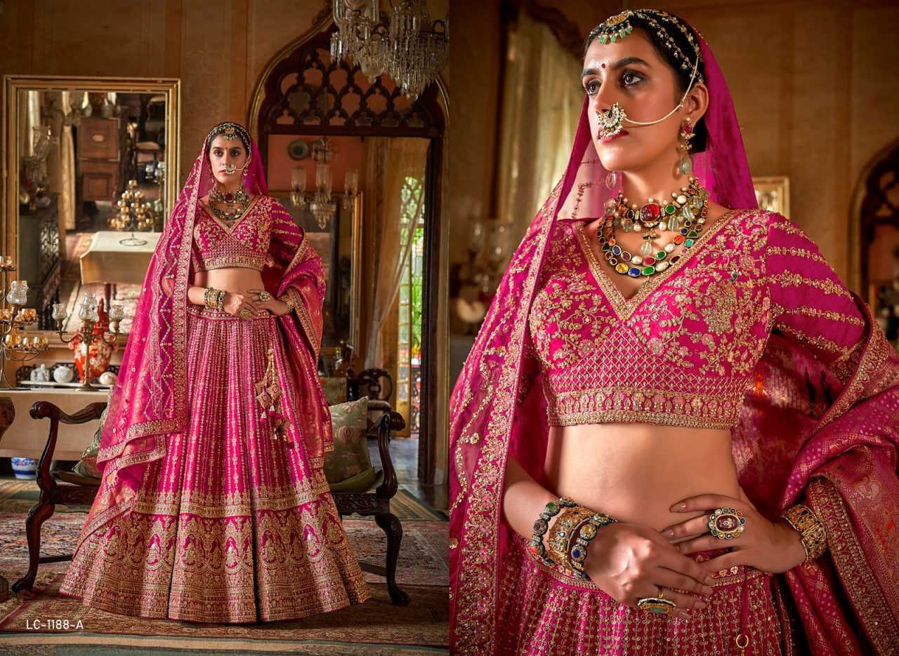 Ynf Silk KESH416 Manjulla Dulhan Vol-3 Lehengas Wedding Collections Festive Collections Wholesale Designer Lehenga Bridal Lehenga Bridesmaid Outfits Manufacturer- Kapda Export