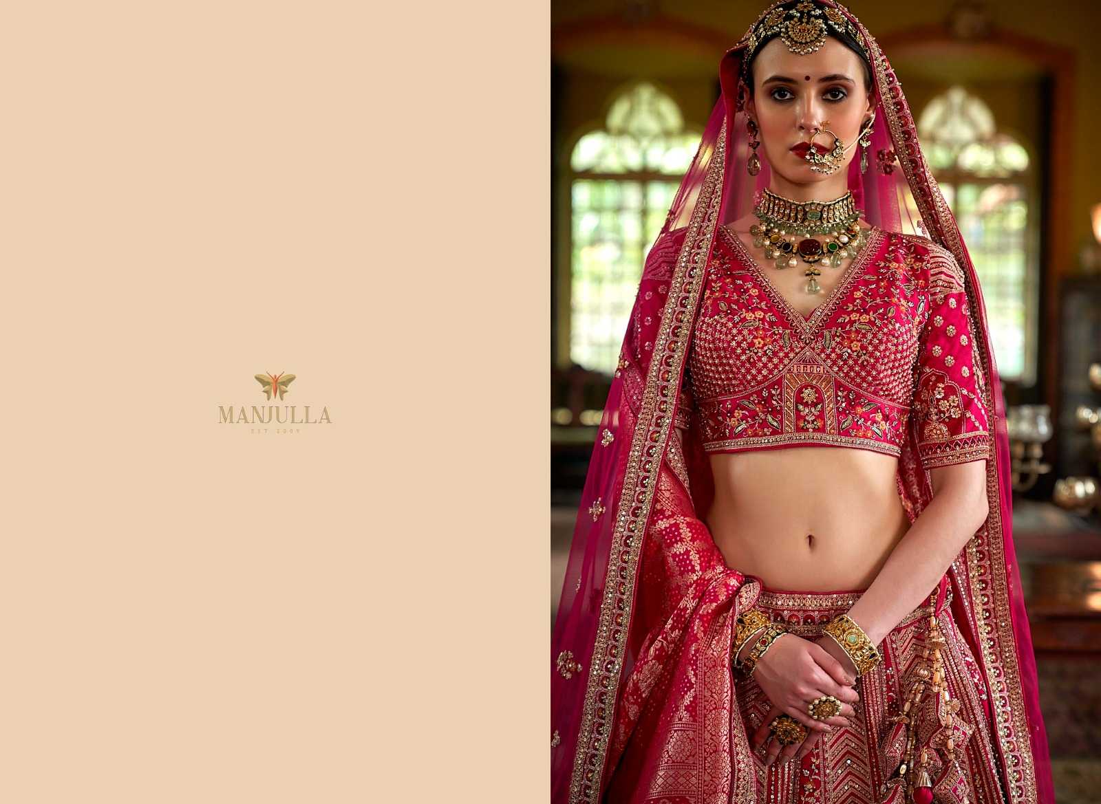 Ynf Silk KESH416 Manjulla Dulhan Vol-3 Lehengas Wedding Collections Festive Collections Wholesale Designer Lehenga Bridal Lehenga Bridesmaid Outfits Manufacturer- Kapda Export