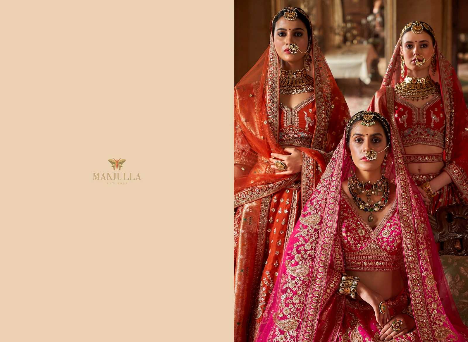 Ynf Silk KESH416 Manjulla Dulhan Vol-3 Lehengas Wedding Collections Festive Collections Wholesale Designer Lehenga Bridal Lehenga Bridesmaid Outfits Manufacturer- Kapda Export