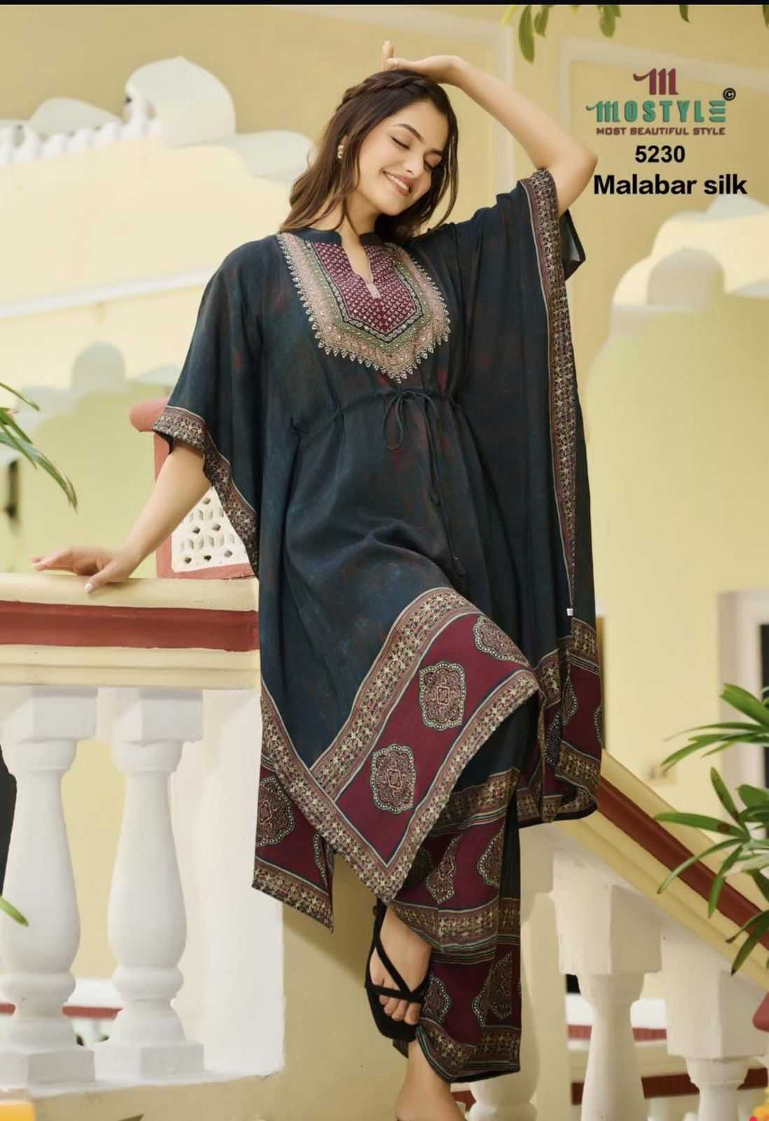 Ynf Silk RIN190 MOSTYLE 5230 Setwise Collections Wholesale Dresses & Suits Catalogs Manufacturer- Kapda Export