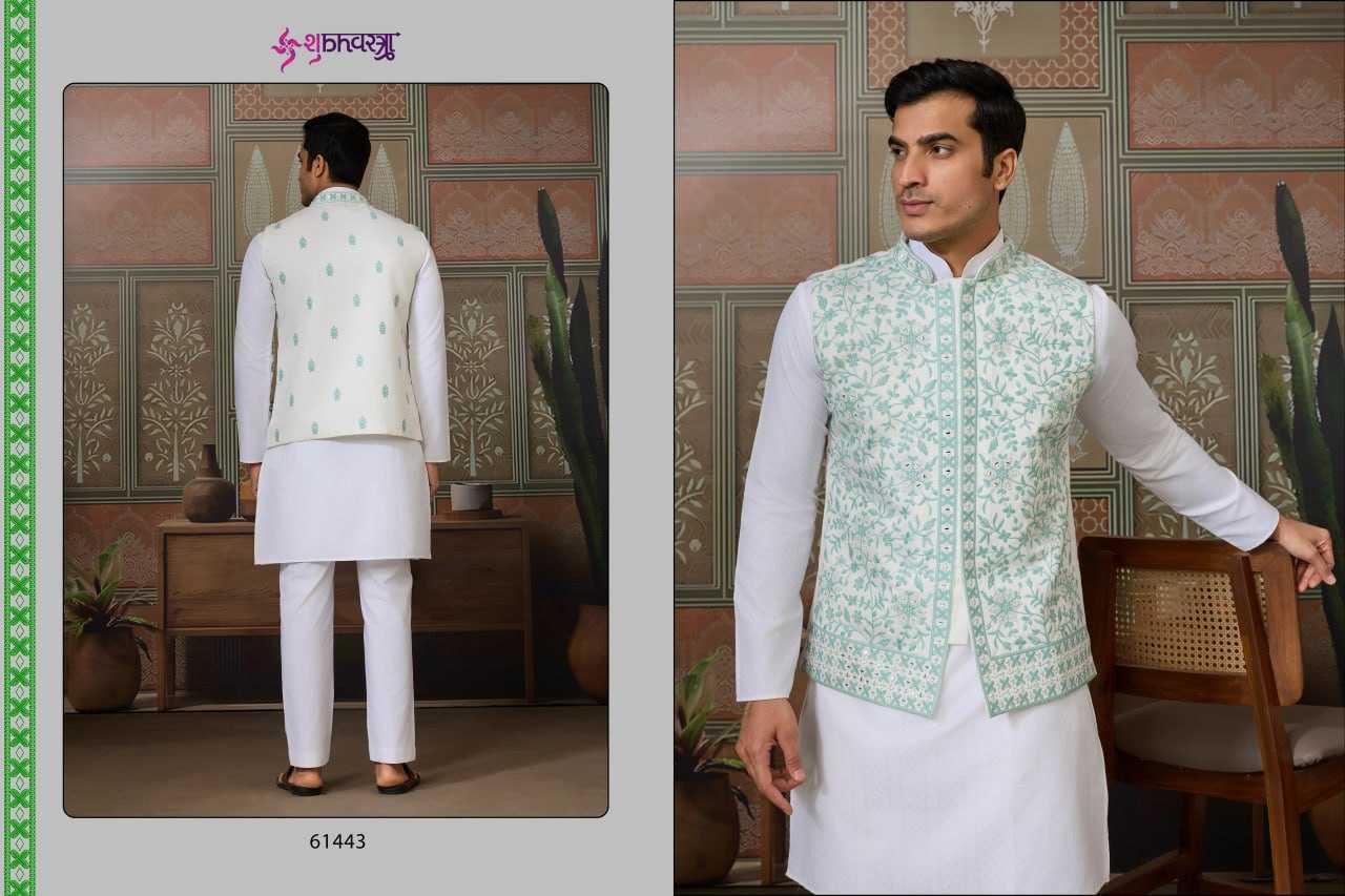 Ynf Silk RIN202 SHUBHVASTRA ROYAL 61441 Mens Wear Wholesale Mens Kurta Pyjama Festive & Wedding Coats Designer Ethnic Set Manufacturer- Kapda Export