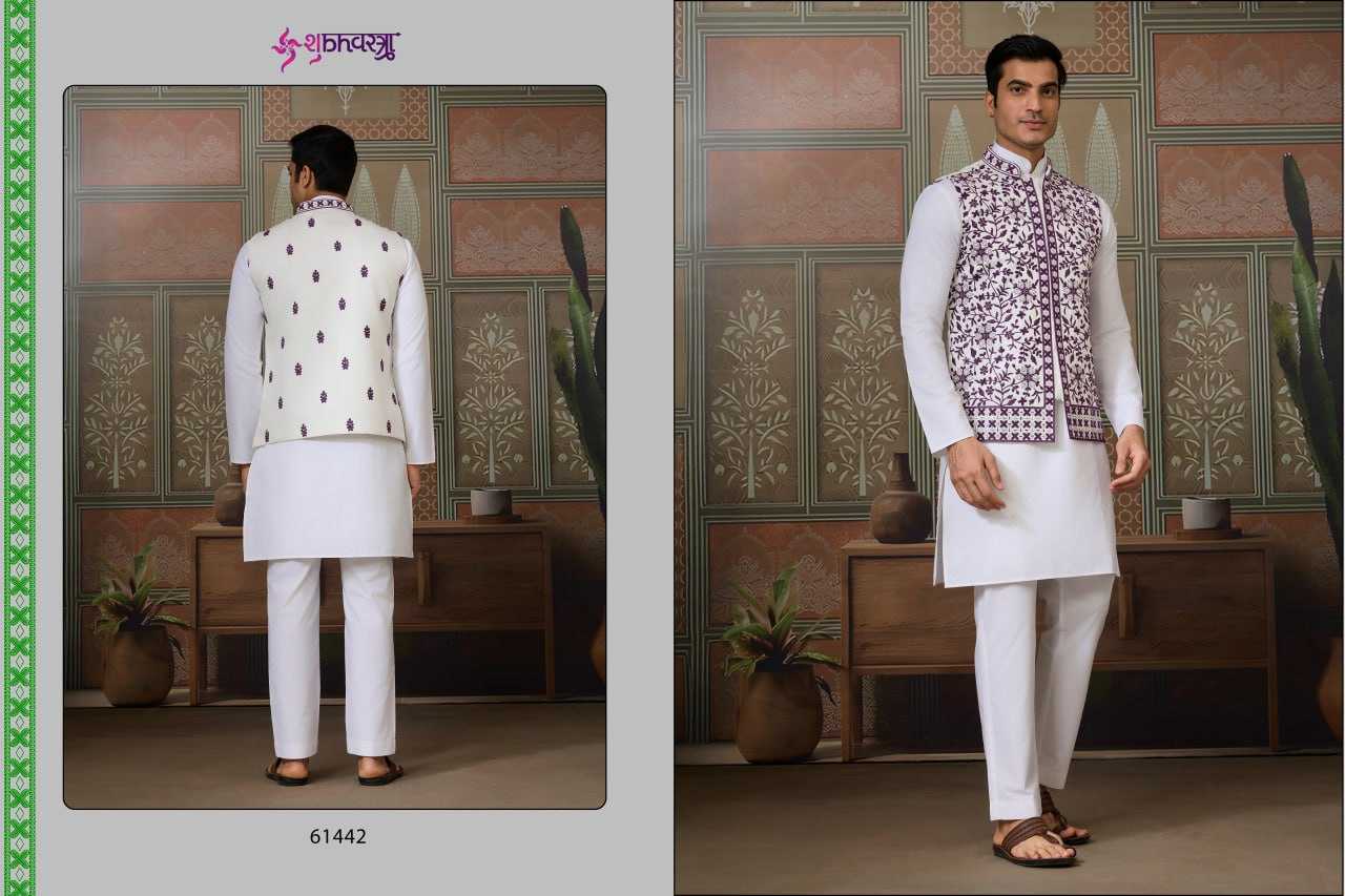 Ynf Silk RIN202 SHUBHVASTRA ROYAL 61441 Mens Wear Wholesale Mens Kurta Pyjama Festive & Wedding Coats Designer Ethnic Set Manufacturer- Kapda Export
