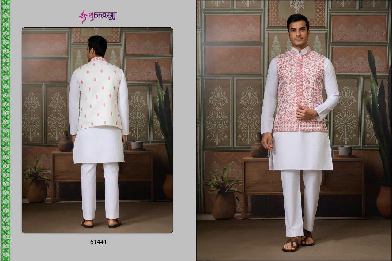 Ynf Silk RIN202 SHUBHVASTRA ROYAL 61441 Mens Wear Wholesale Mens Kurta Pyjama Festive & Wedding Coats Designer Ethnic Set Manufacturer- Kapda Export