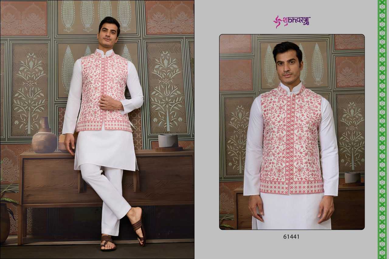 Ynf Silk RIN202 SHUBHVASTRA ROYAL 61441 Mens Wear Wholesale Mens Kurta Pyjama Festive & Wedding Coats Designer Ethnic Set Manufacturer- Kapda Export