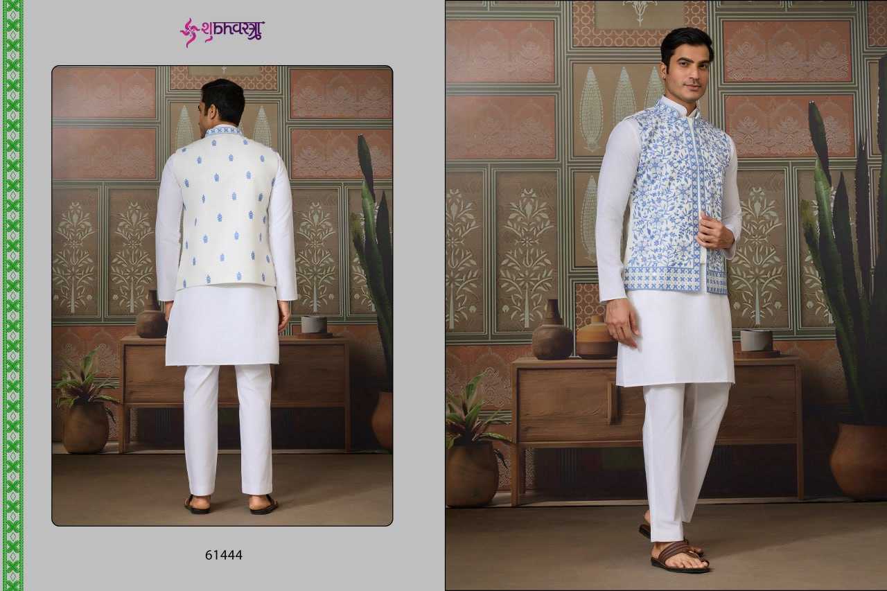 Ynf Silk RIN202 SHUBHVASTRA ROYAL 61441 Mens Wear Wholesale Mens Kurta Pyjama Festive & Wedding Coats Designer Ethnic Set Manufacturer- Kapda Export