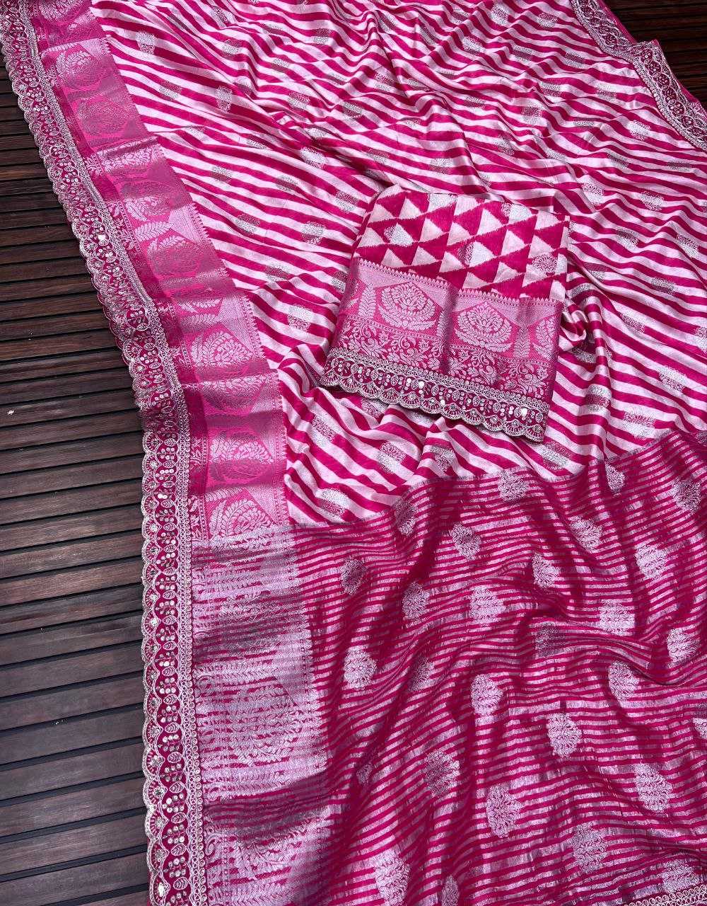 Ynf Silk RIN225 985 Silk Sarees Wholesale Printed Silk Saree Raw Silk Sarees Zari Border Silk Sarees Manufacturer- Kapda Export