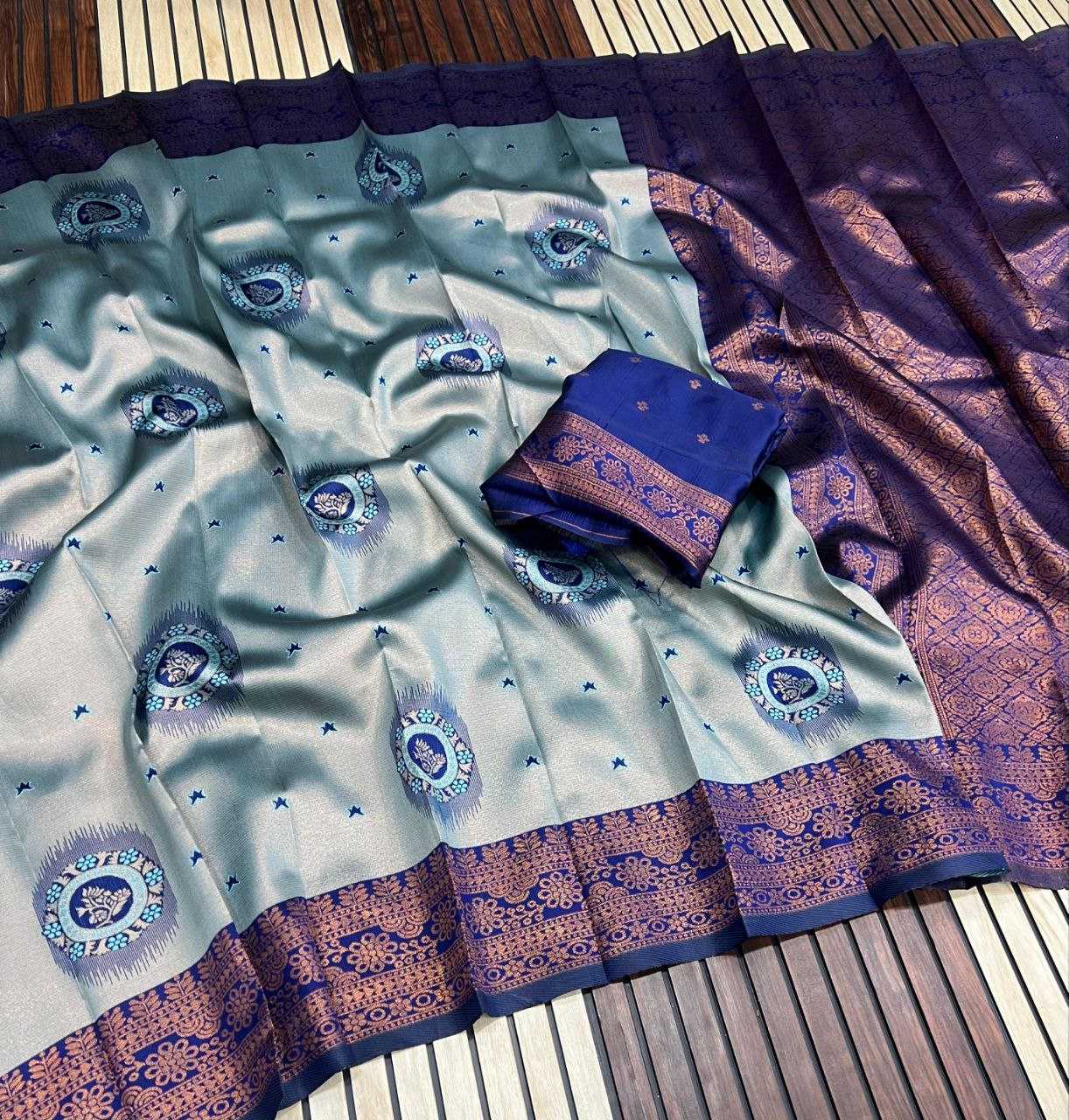 Ynf Silk RIN225 991 Silk Sarees Wholesale Pattu Sarees Printed Silk Saree Zari Border Silk Sarees Manufacturer- Kapda Export