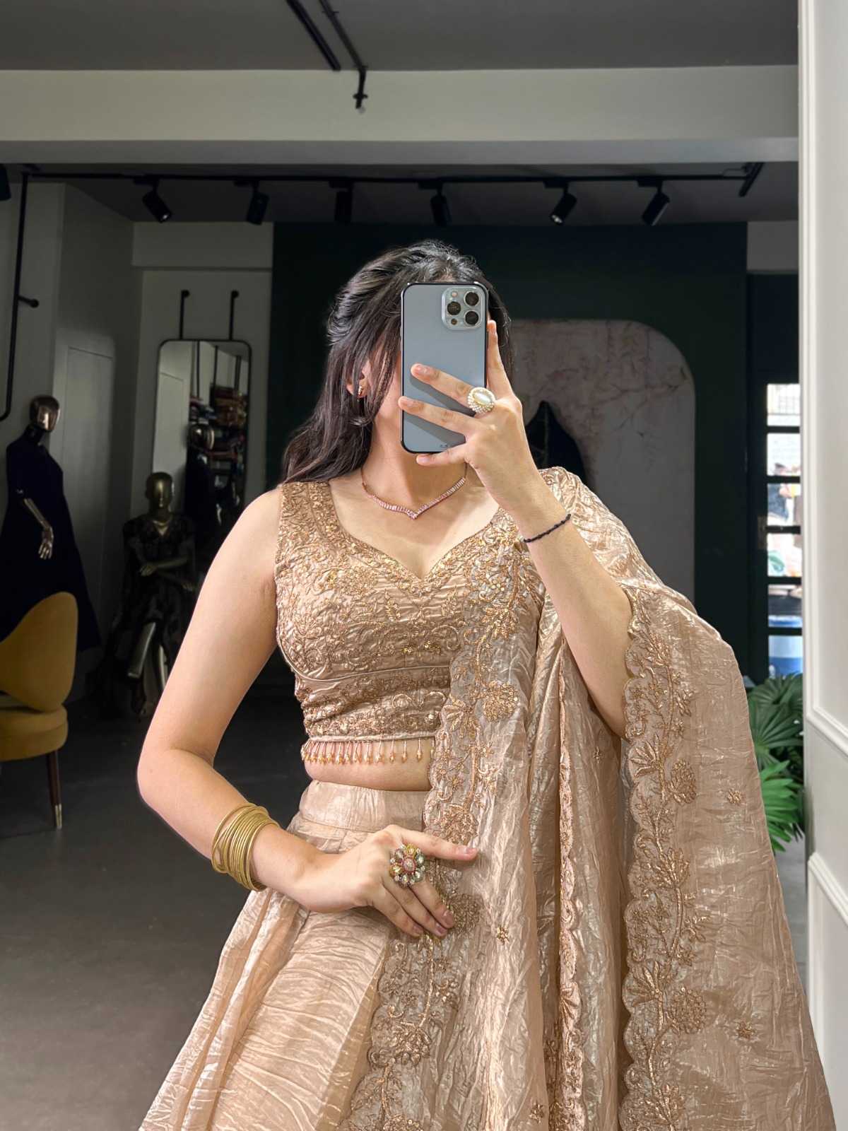 Ynf Soft Gold Crush KESH134 1430 Lehengas Festive Collections Wholesale Designer Lehenga Heavy Lehenga Onam Collections Manufacturer- Kapda Export