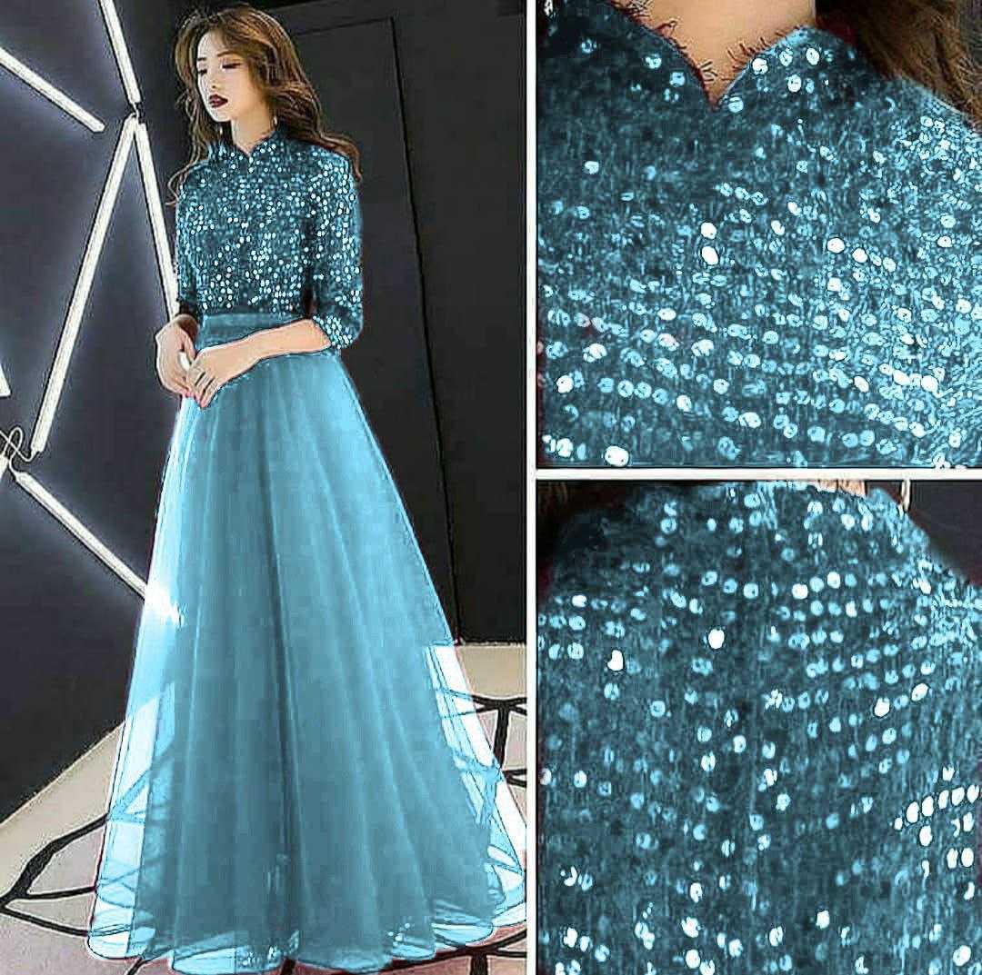 Ynf Soft Net RIN157 PC-2034 Gowns Plus Size Collections Wholesale Anarkali Gown Net Gowns Fit And Flare Gowns Manufacturer- Kapda Export