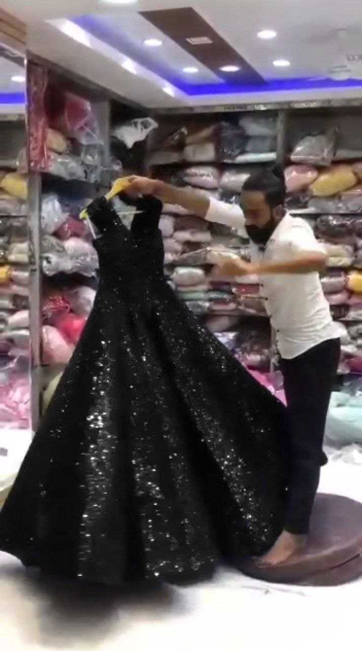 Ynf Soft Net RIN157 PC-2189 Gowns Plus Size Collections Wholesale Net Gowns Designer Gowns Sequin Gowns Manufacturer- Kapda Export