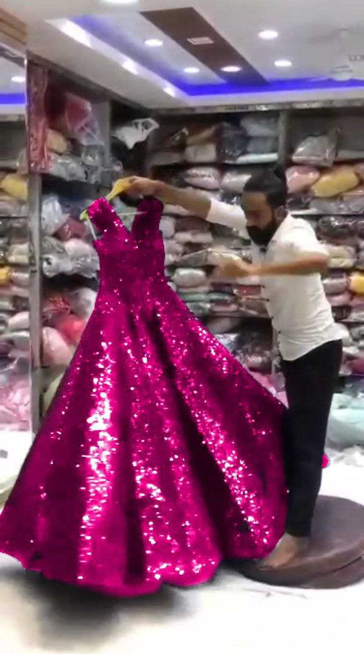 Ynf Soft Net RIN157 PC-2189 Gowns Plus Size Collections Wholesale Net Gowns Designer Gowns Sequin Gowns Manufacturer- Kapda Export