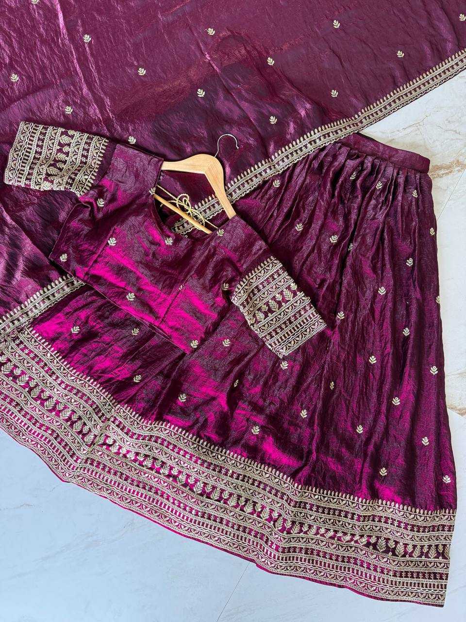 Ynf Tissue Silk KESH598 VNX1069 Sarees Wholesale Indian Sarees Lehenga Sarees Half Sarees Manufacturer- Kapda Export