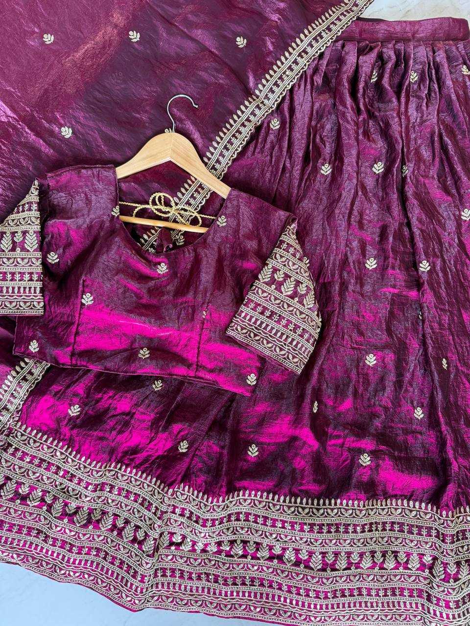 Ynf Tissue Silk KESH598 VNX1069 Sarees Wholesale Indian Sarees Lehenga Sarees Half Sarees Manufacturer- Kapda Export