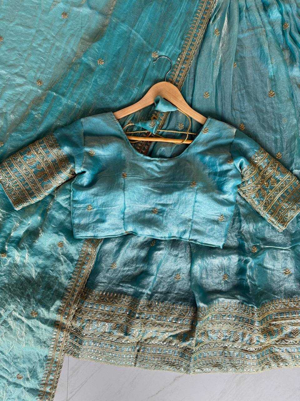 Ynf Tissue Silk KESH598 VNX1069 Sarees Wholesale Indian Sarees Lehenga Sarees Half Sarees Manufacturer- Kapda Export