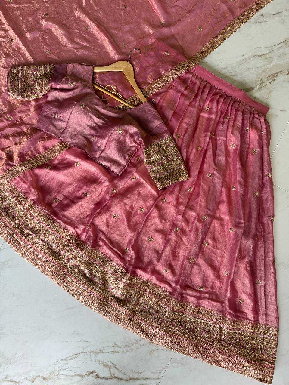 Ynf Tissue Silk KESH598 VNX1069 Sarees Wholesale Indian Sarees Lehenga Sarees Half Sarees Manufacturer- Kapda Export