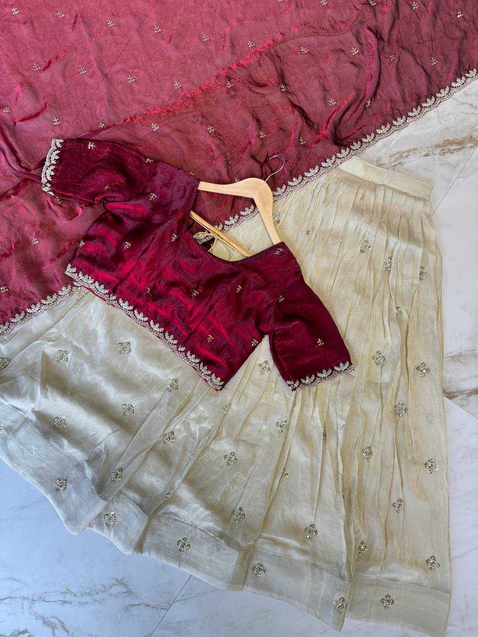Ynf Tissue Silk KESH598 VNX1071 Sarees Wholesale Indian Sarees Lehenga Sarees Half Sarees Manufacturer- Kapda Export