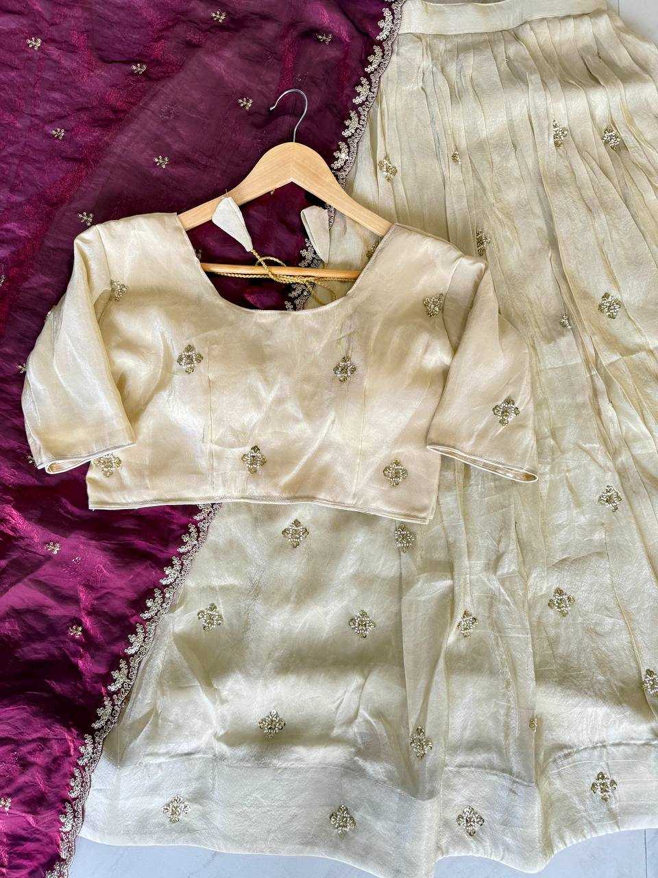 Ynf Tissue Silk KESH598 VNX1071 Sarees Wholesale Indian Sarees Lehenga Sarees Half Sarees Manufacturer- Kapda Export