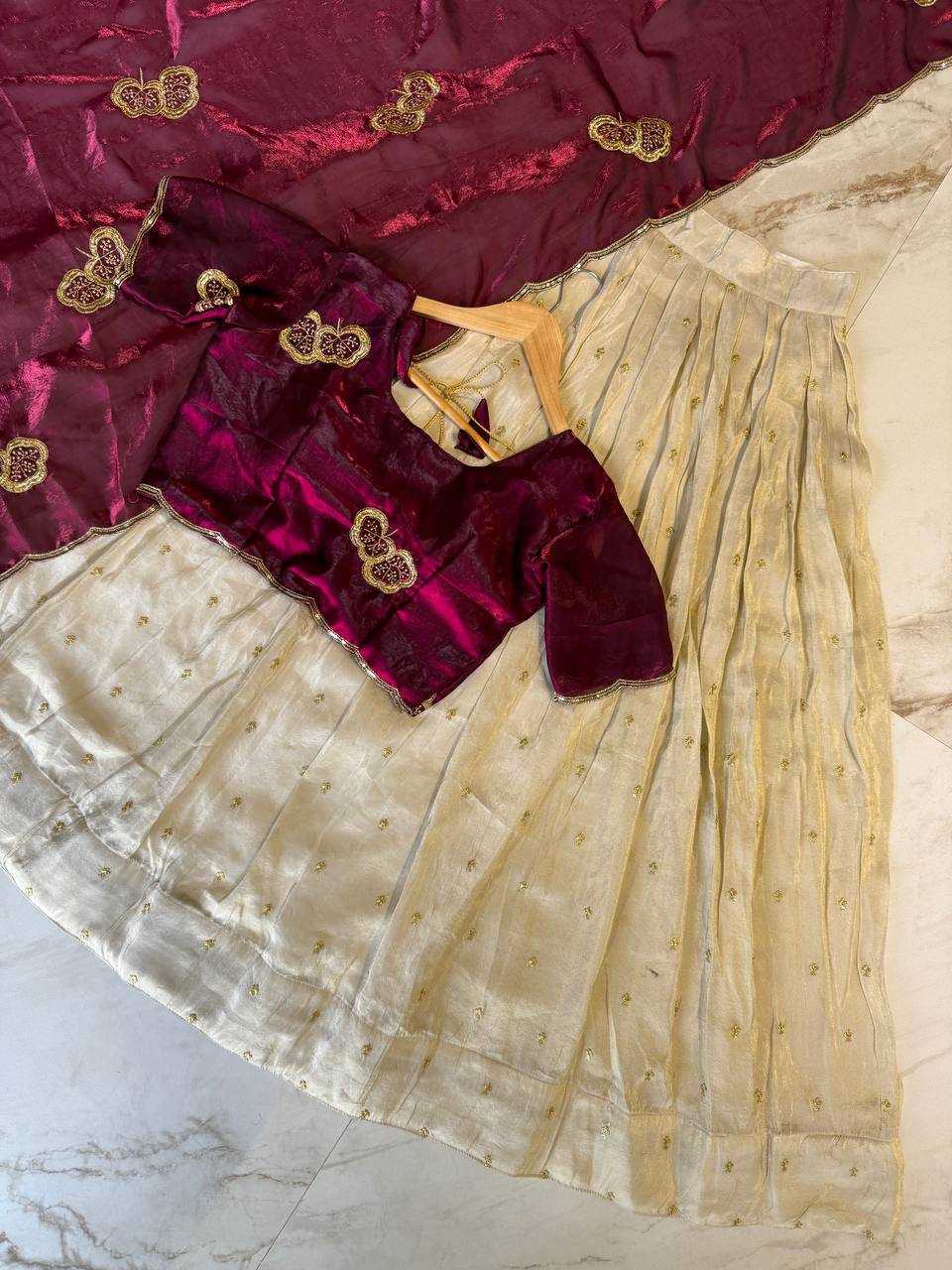 Ynf Tissue Silk KESH598 VNX1074 Sarees Festive Collections Wholesale Lehenga Sarees Half Sarees Onam Collections Manufacturer- Kapda Export