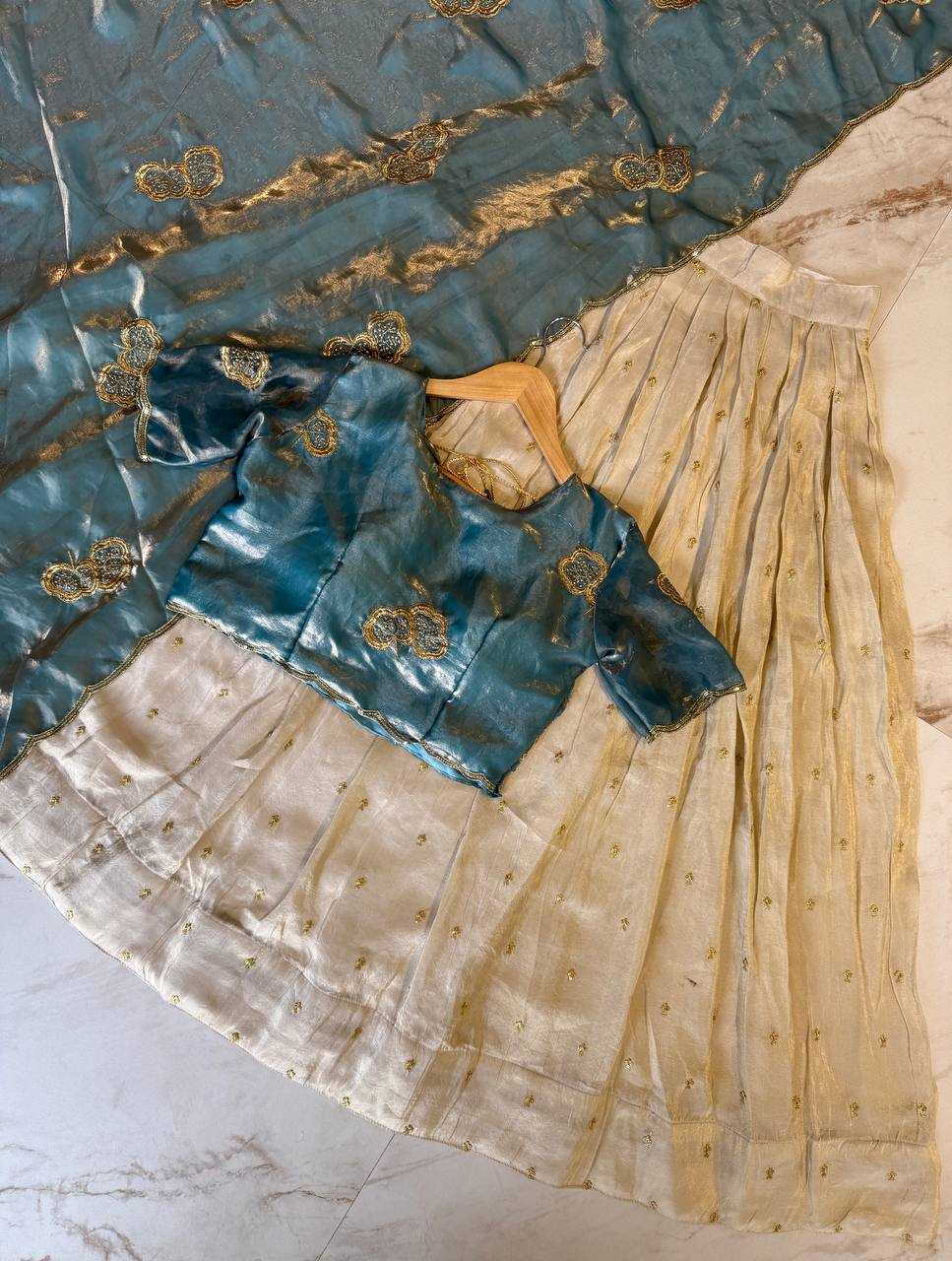 Ynf Tissue Silk KESH598 VNX1074 Sarees Festive Collections Wholesale Lehenga Sarees Half Sarees Onam Collections Manufacturer- Kapda Export