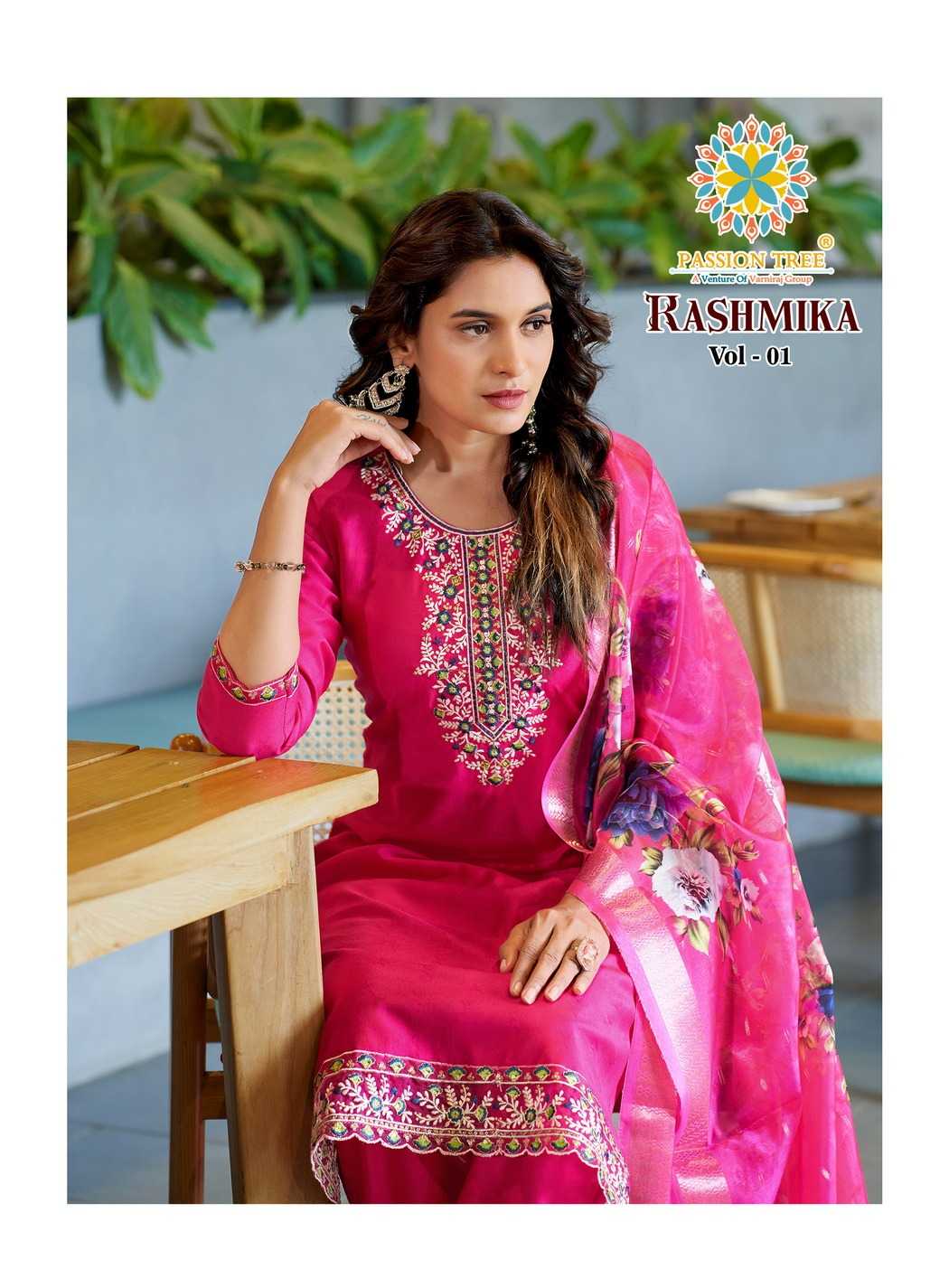 Ynf Viscose RIN190 PASSION TREE RASHMIKA VOL.1 Setwise Collections Wholesale Kurtis Catalogs Manufacturer- Kapda Export