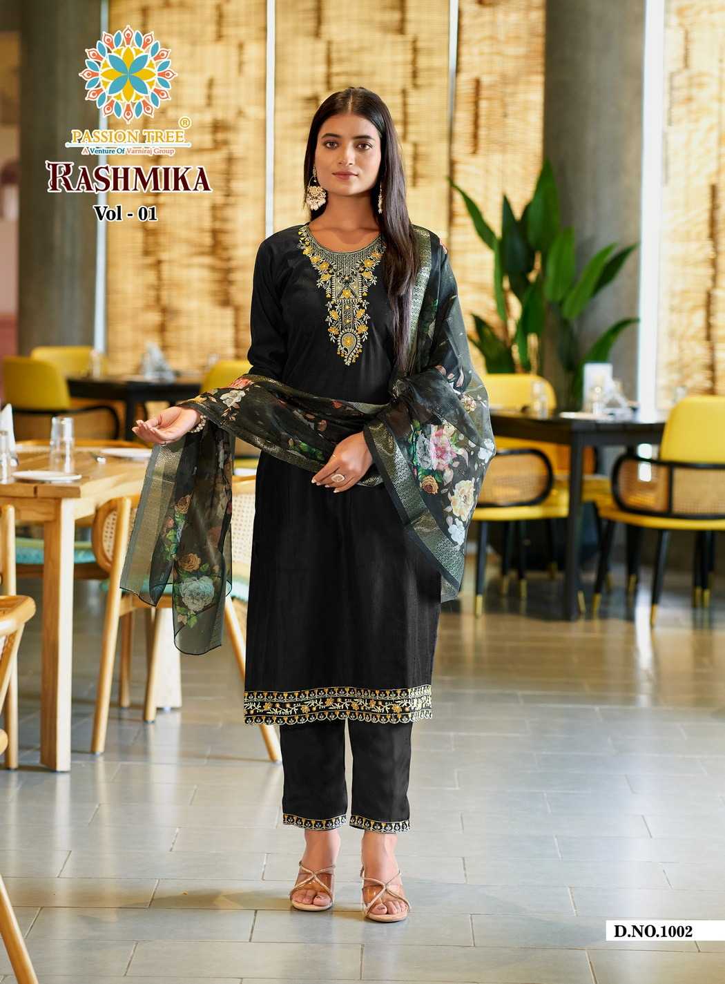 Ynf Viscose RIN190 PASSION TREE RASHMIKA VOL.1 Setwise Collections Wholesale Kurtis Catalogs Manufacturer- Kapda Export